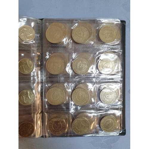 334 - Large Collection of Cyprus Coins, 1955 - 2002 (127pcs)