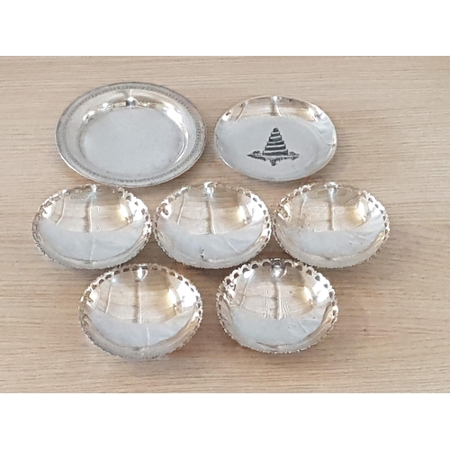 367 - 7 x Silver Dishes