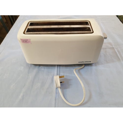 391 - Morphy Richards 4 - Slice Toaster (Un-Tested)