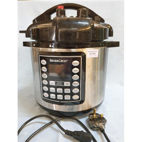 392 - Silver Crest Electric Pressure Cooker, SSM 1000 A1 (Un-Tested)