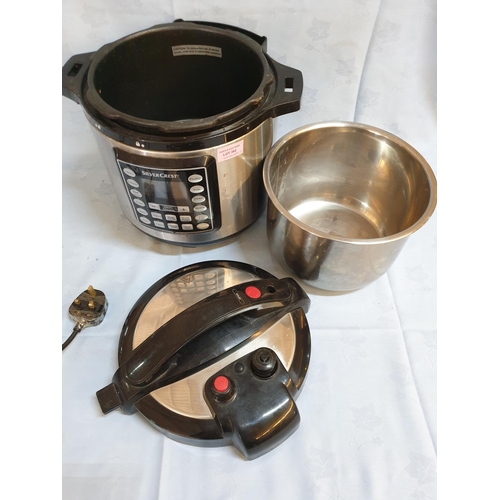 392 - Silver Crest Electric Pressure Cooker, SSM 1000 A1 (Un-Tested)