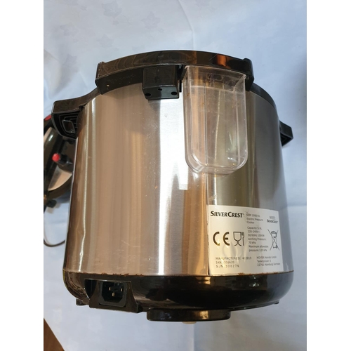 392 - Silver Crest Electric Pressure Cooker, SSM 1000 A1 (Un-Tested)