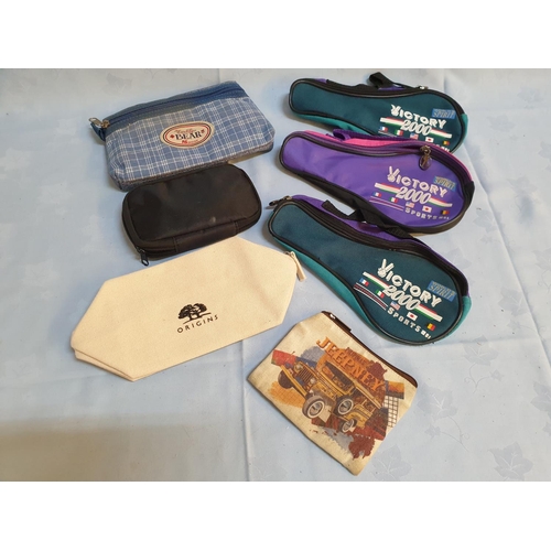 395 - Various Pencil Boxes / Toiletry Bags / Small Purses (7)