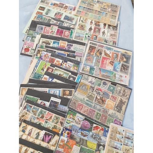 398 - Huge Collection of Stamps from Around the Worlds, 80 x Pages Each Approx 15 - 20 Stamps (Approx 1200... 