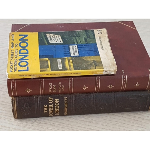 429 - Vintage Tower of London Book, Map of Guide to London Book and Lefkas Manbook