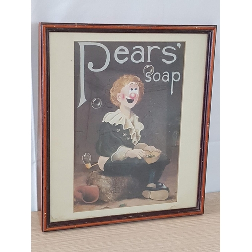 432 - Pears Soap Poster in Frame (37 x 32cm)