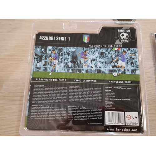 523 - Collection of 6 x Alessandro Del Piero, Football Plater Figurines, Boxed (Polystone Resin Figurine)