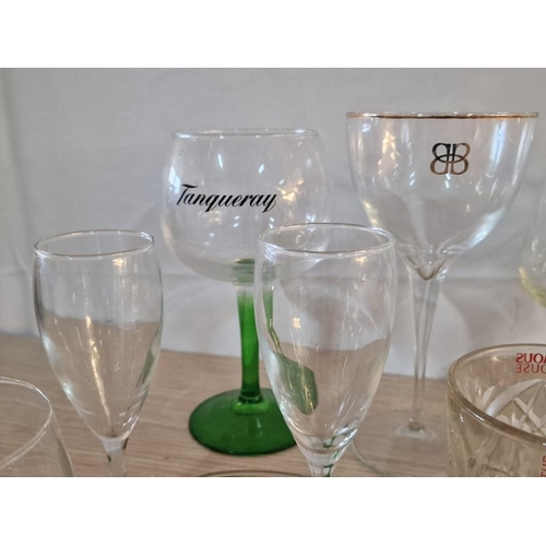 437 - Collection of 37 x Drinking Glasses inc; Branded 