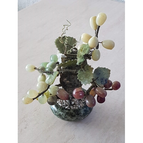 269 - Grape Tree Natural Stone (H:25cm)