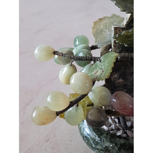 269 - Grape Tree Natural Stone (H:25cm)