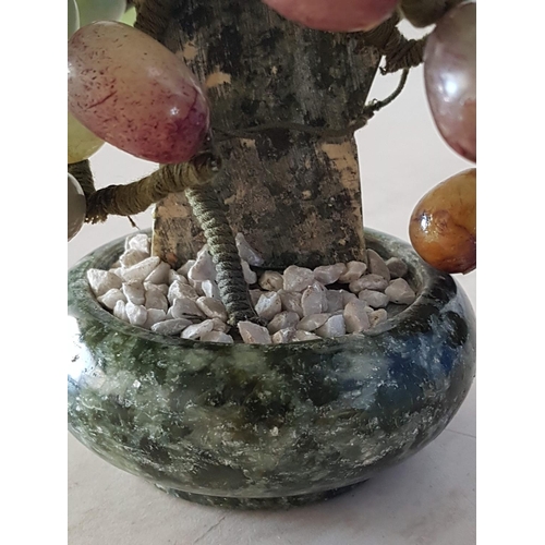 269 - Grape Tree Natural Stone (H:25cm)