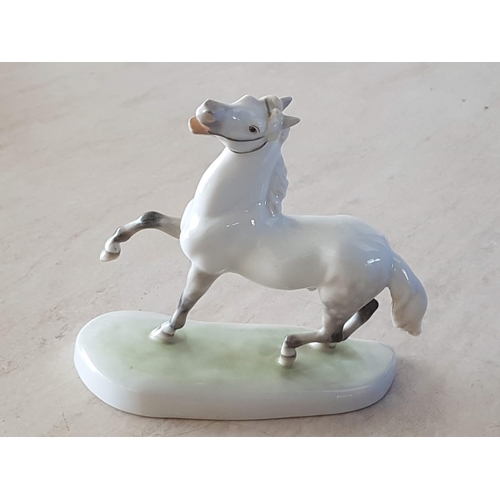 270 - White Horse Figurine Statue 