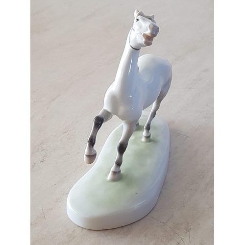 270 - White Horse Figurine Statue 