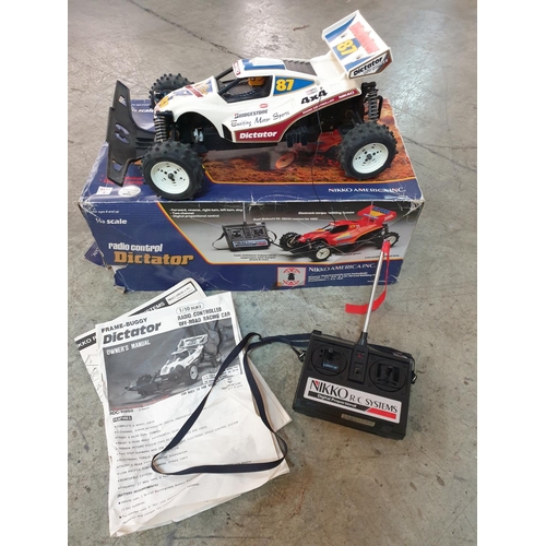 346 - Frame Buggy Dictator Radio Controlled Off - Road Racing Car (11/10 Scale), (A/F, No Battery)