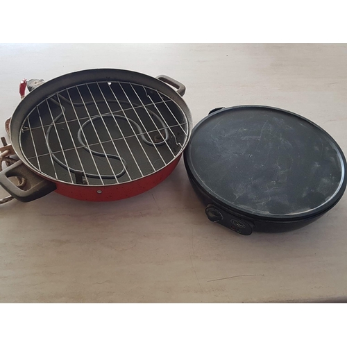 517 - Electric Kitchen Items; Quest Pancake Maker and Electric Grill - Pan (Un-Tested, A/F)