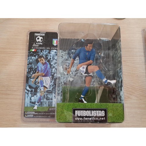 524 - Collection of 6 x Alessandro Del Piero, Football Player Figurines, Boxed (Polystone Resin Figurine)