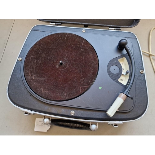 55 - Portable Electric Turntable / Record Player (Untested)