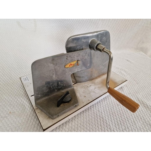 62 - Vintage Meat Slicer, Manual Wind