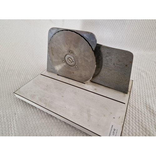 62 - Vintage Meat Slicer, Manual Wind