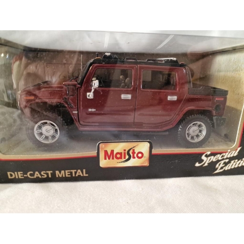 28 - 3 x Boxed Maisto 'Special Edition' 1:27 Scale Die Cast Model Cars, (3)