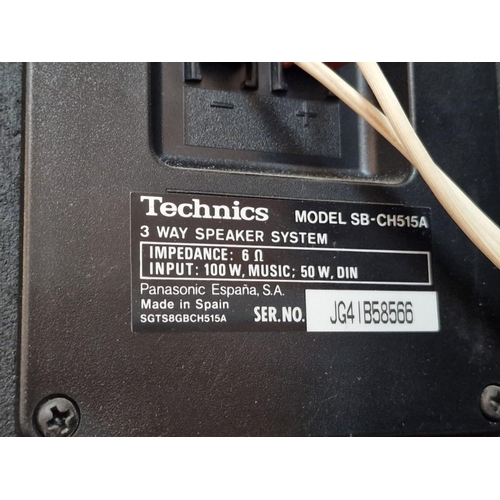 692 - Technics Stacking System Incl. Amplifier (SE-CH505A), Tuner (ST-CH505), CD Player (SL-CH505), Casset... 