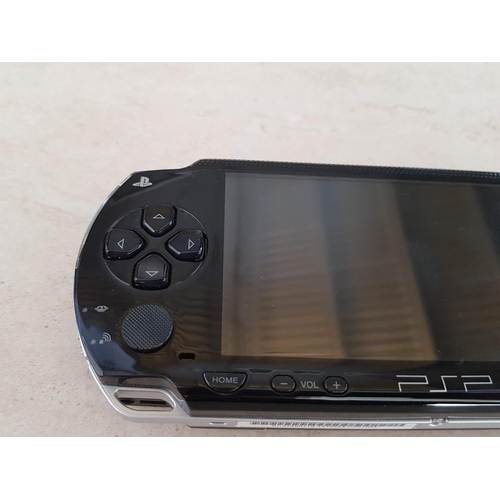 6 - Sony PSP / PlayStation Portable and Hard Case, Charger & 'Persuit Force' Game, * Basic Test & Workin... 