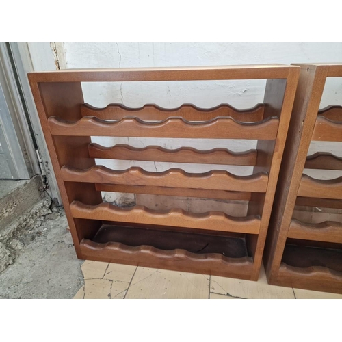 326 - 2 x Wooden 20-Bottle Wine Racks, (Approx. 50 x 16 x 50cm), (2)