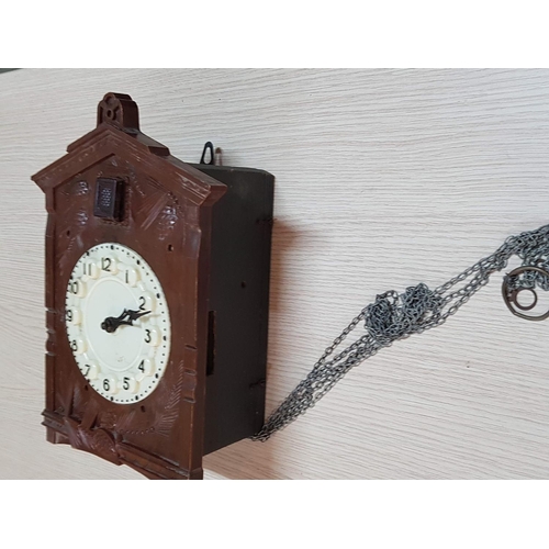 285 - Vintage 'Majak' Bakelite Cuckoo Clock, Made in USSR (Circa 1970's), Nb. A/F and Missing Pendulum and... 