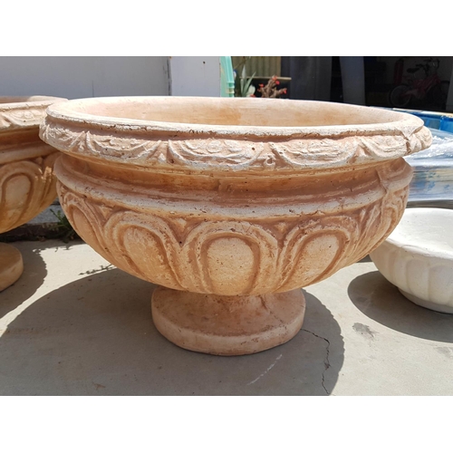 292 - Large Decorative Clay Plant Pot Goblet Shape (Ø59cm x H:40cm)