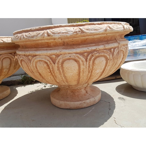 292 - Large Decorative Clay Plant Pot Goblet Shape (Ø59cm x H:40cm)