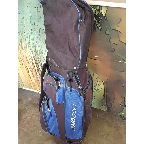 382 - Golf Club with Trolley Bag and a Few Golf Balls