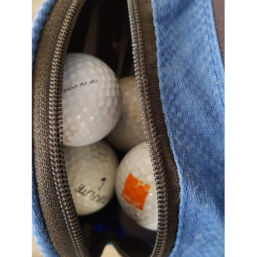 382 - Golf Club with Trolley Bag and a Few Golf Balls