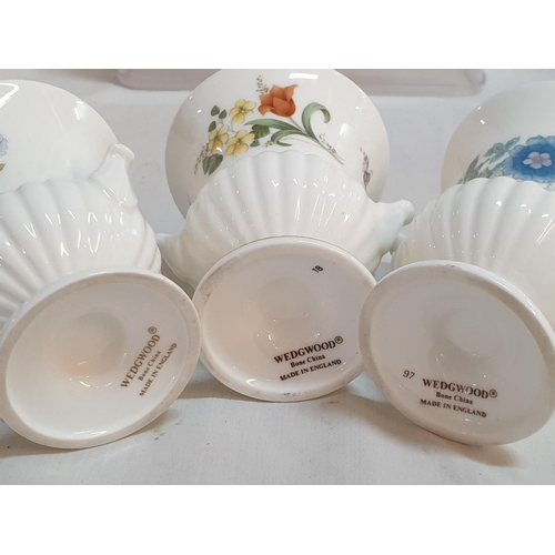 63 - 11 - Pieces of Various Wedgewood Fine Bone English Porcelain inc; Pot with Lid, 5 x Small Urn Style ... 