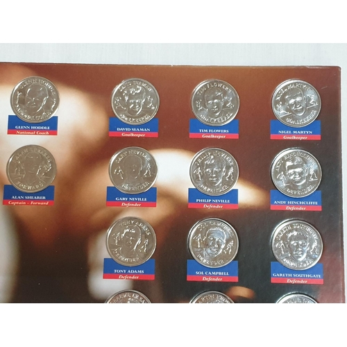 20 - World Cup 1998 Coin Collection; The Official England Squad Medal Collection 1998 (Sainsbury's)