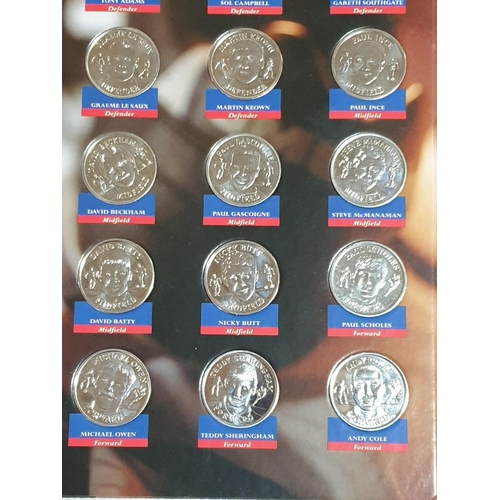 20 - World Cup 1998 Coin Collection; The Official England Squad Medal Collection 1998 (Sainsbury's)