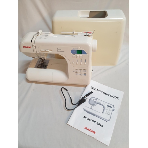 295 - Janome Model DC3018 Electric Sewing Machine (Un-Tested)