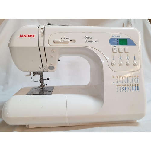 295 - Janome Model DC3018 Electric Sewing Machine (Un-Tested)