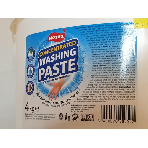 324 - 1 x 4kg Motox 'Concentrated Washing Paste' (For Heavily Soiled Hands)