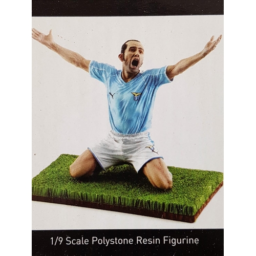 472 - 4 x Football Players Figurines inc; 3 x Francesco Totti and 1 x Paolo Di Canio (1/9 Scale Polystone ... 