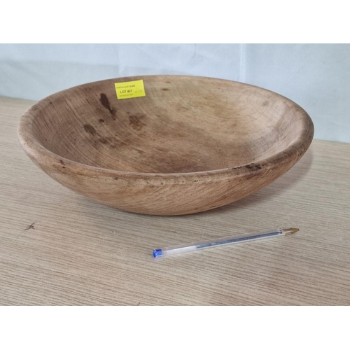 421 - Large Wooden Salad Bowls (Ø31cm x H:8.5cm)