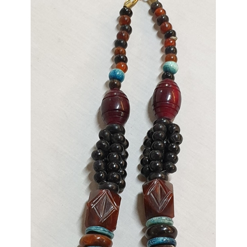 247 - Collection of 5 - Tribal Themed Necklaces / Costume Jewellery