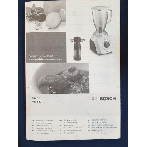 258 - Bosch MMB21 POR Silent Blender (Boxed)