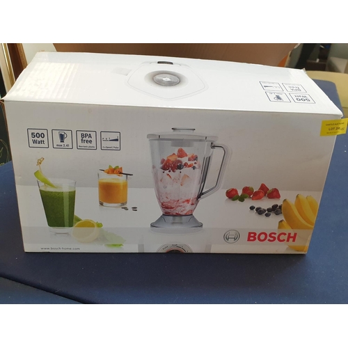 258 - Bosch MMB21 POR Silent Blender (Boxed)