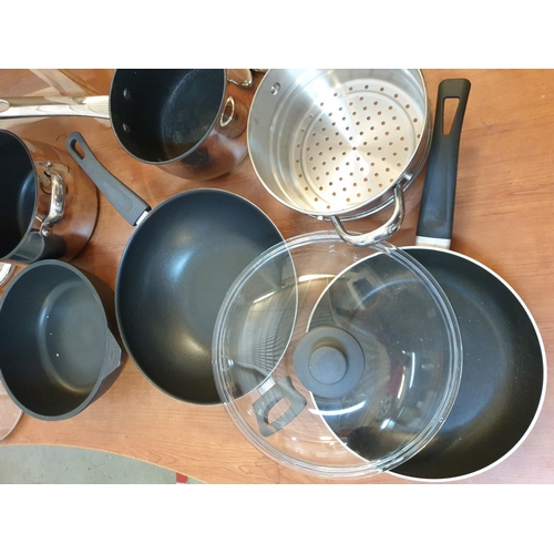 334 - Cooking Accessories Wok, Pans, Saucepans with Lids, Steam Cooker (6)