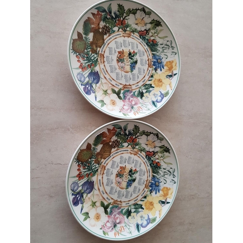 26 - Wedgwood Exclusive Calendar Plates (Daily Mail) 4 x Porcelain Plates (Ø22.5cm each) 2 x 2003, 1 x 20... 