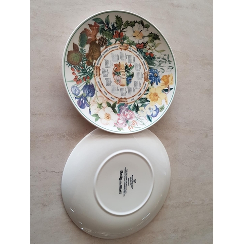 26 - Wedgwood Exclusive Calendar Plates (Daily Mail) 4 x Porcelain Plates (Ø22.5cm each) 2 x 2003, 1 x 20... 