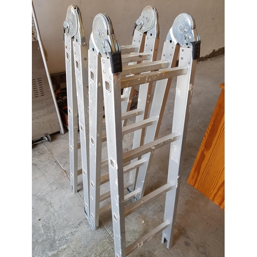 465 - Four Parts Folding Step Ladder