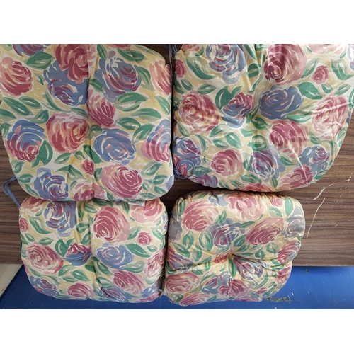 618 - Set of 4 x Floral Pattern Small Cushions