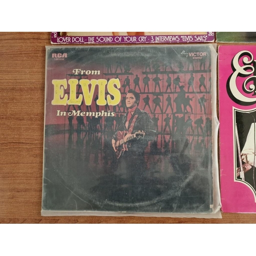 643 - Collection of 4 x Elvis Presley LP Vinyl Records; Rare Elvis, It's Now or Never, I Got Lucky and Fro... 