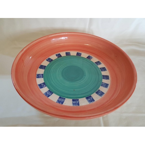 740 - Ceramic Kitchen Items; Dish with Lid Together with Matching Bowl and Large Salad / Fruit Bowl and Fa... 